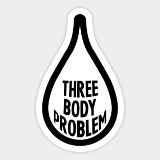 Three Body Problem Sticker